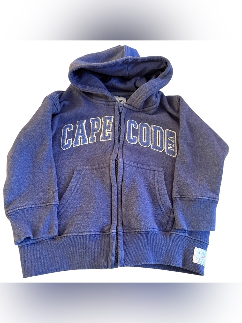 Cape Cod Kids' Blue Zip-Up Hoodie